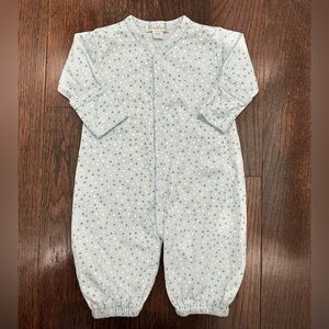 Kissy Kissy Light Blue Starry Footie